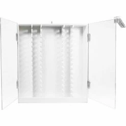 Deals 🔥 TrippNT™ White PVC HPLC Column Storage Cabinet with Clear Acrylic Doors 💯 -Containers shop TPN trippnt50973 5