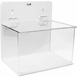 Wholesale ๐ TrippNT Large Lab Supply Box with Lid, 9"W x 6"D x 9"H, White/Clear ๐ฅ