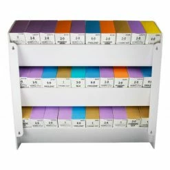 Hot Sale 🎉 TrippNT™ White PVC Large Suture Storage Shelf, 24"W x 7"D x 22"H 👍 -Containers shop TPN trippnt51829 7