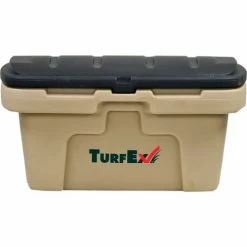 Best Pirce ⭐ TurfEx 3 Cubic Foot Storage Box, Tan, 33"L x 22-3/4"W x 17-2/5"H, 240 Capacity Lbs., Stack 👍