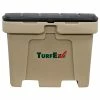 Best Sale ✔️ TurfEx 18 Cubic Foot Storage Box, Tan, 48"L x 33-1/4"W x 35-3/4"H, 1350 Capacity Lbs., Nest 🌟