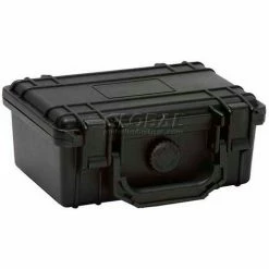 Best deal 👍 TZ Case Cape Buffalo Waterproof Utility Cases, Small Case, 8-1/2"L x 6-1/2"W x 3"H, Black 😀 -Containers shop TZC CB 007 B