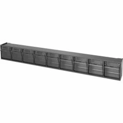 Deals 😍 Bott 02513016.19 Tilt Bins 23-5/8" X 2-1/2" X 3-1/8" (9) Bins With Perfo Panel Fixing Bracket, Grey 🛒