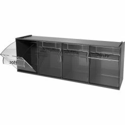 Best deal ⌛ Bott 02513019.19 Tilt Bins 23-5/8" X 7" X 8-1/8" (4) Bins With Perfo Panel Fixing Bracket, Grey 😉