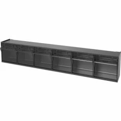 Best deal 🌟 Bott 02513017.19 Tilt Bins 23-5/8" X 3-5/8" X 4-1/2" (6) Bins With Perfo Panel Fixing Bracket, Grey 🎉