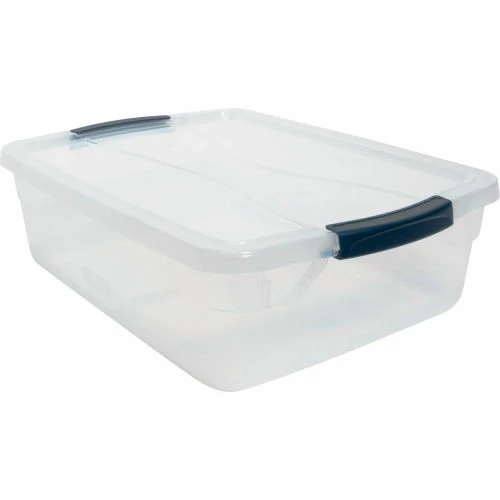 Cheap 🥰 Rubbermaid® Cleverstore™ Clear Latching Storage Tote w/Lid 16 Quart 16-7/8x13-3/8x5-1/2 - Pkg Qty 8 👏 5 Cheap 🥰 Rubbermaid® Cleverstore™ Clear Latching Storage Tote w/Lid 16 Quart 16-7/8x13-3/8x5-1/2 - Pkg Qty 8 👏 - Image 5