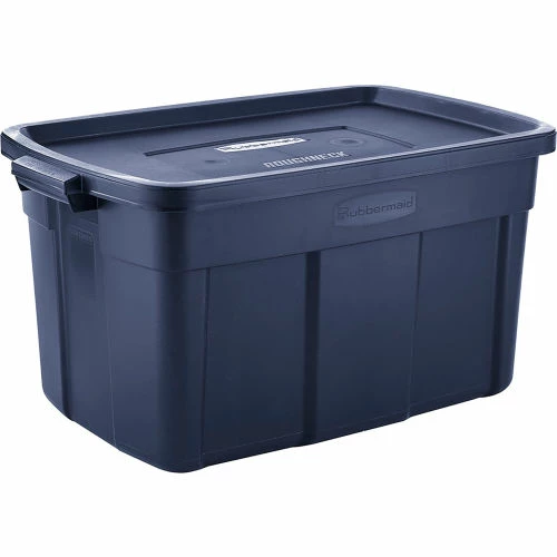 Budget 👏 Rubbermaid® Roughneck™ Tote 31 Gallon 32-5/16"Lx20-3/8"Wx16-11/16"H Dark Indigo Metallic - Pkg Qty 6 🔥 8 Budget 👏 Rubbermaid® Roughneck™ Tote 31 Gallon 32-5/16"Lx20-3/8"Wx16-11/16"H Dark Indigo Metallic - Pkg Qty 6 🔥 - Image 8