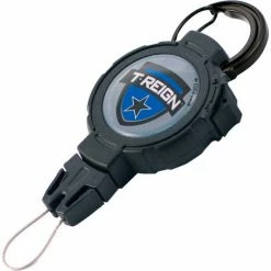 Best reviews of 😍 T-Reign Fishing Retractable Gear Tether 0TR2-013 - Large 48"Extention Black Carabiner 🎉