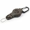 Best Sale 🥰 T-Reign Hunting Retractable Gear Tether 0TRG-211 - Small 24"Extention OD Green Carabiner 🧨
