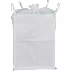 Buy 👍 ShopTough Commercial FIBC Bulk Bags - Duffel Top, Spout Bottom 4000 Lbs 🧥 Coated PP, 35 x 35 x 50 - Pack Of 1 🔔