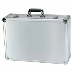Coupon 🔥 TZ Case Executive Aluminum Storage Case EXC-122-S - 23"L x 16"W x 7-3/8"H Silver 🎁