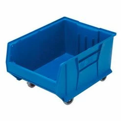 Top 10 🎉 Quantum Storage Systems Quantum Mobile Hulk Plastic Stacking Bin, 18-1/4"W x 23-7/8"D x 12"H, Blue 🔔